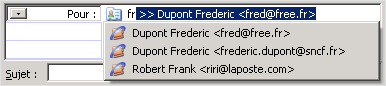 Access your contacts through a LDAP directory