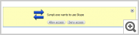 Allow access Synqit to Skype