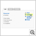 Copy the iCalendar URL