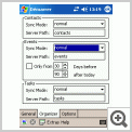 Settings for communication with Memotoo